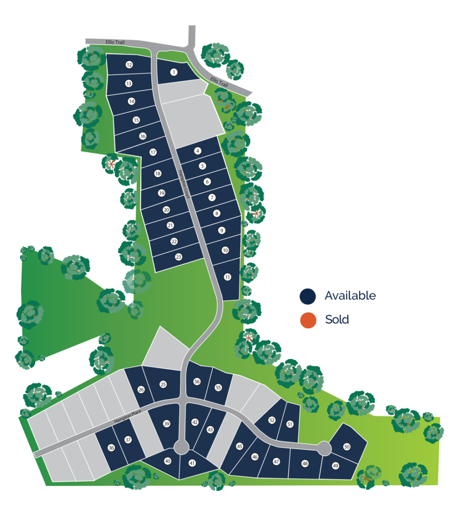 Hampton Place Estates Site Map