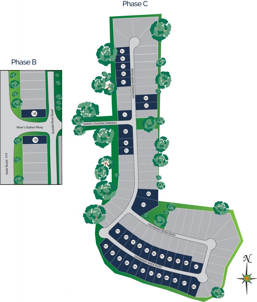 River’s Station Site Map