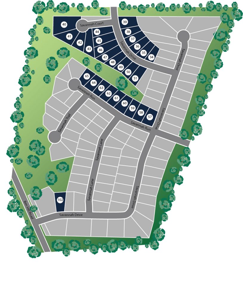 Savannah Walk Site Map