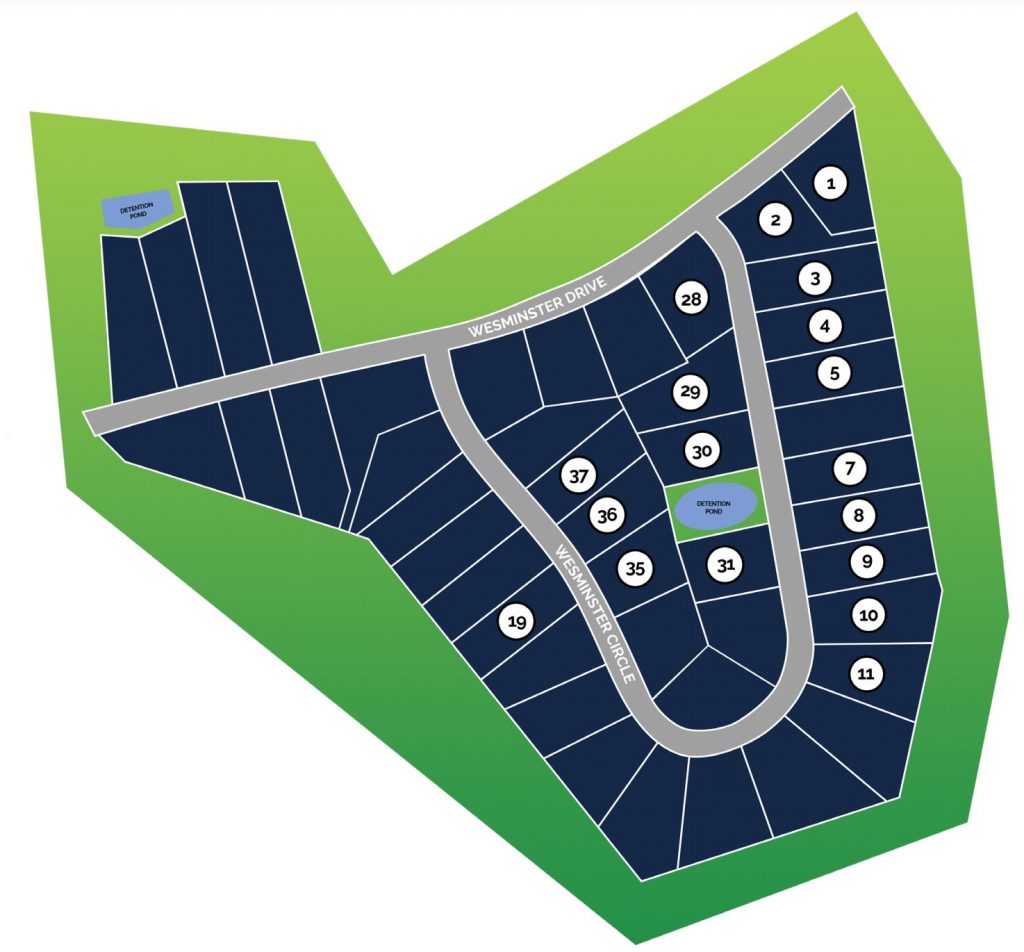 Wesminster Hills Site Map