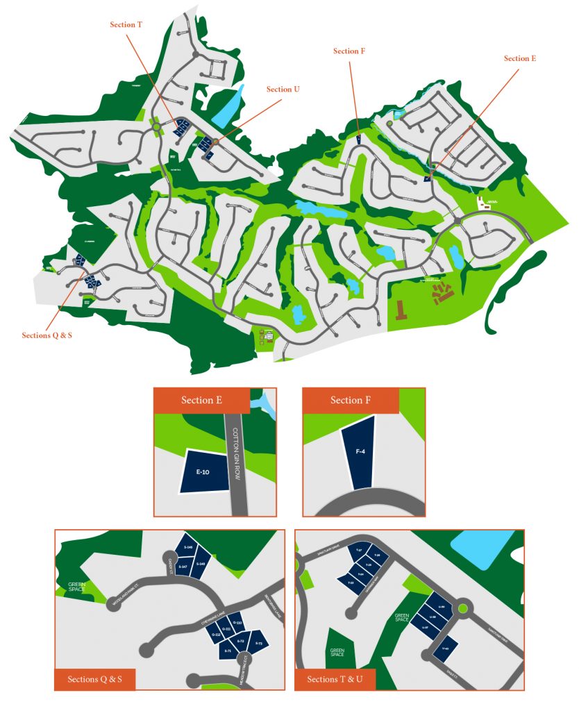 Traditions of Braselton Site Map